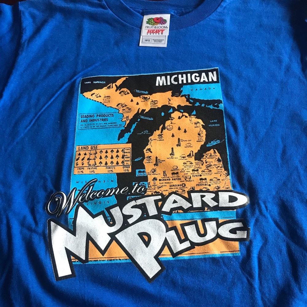 Mustard Plug Michigan Ska Shirt Youth Medium
